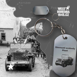 U1024 Přívěsek SLAVNOSTI SVOBODY PLZEN - WILLYS JEEP